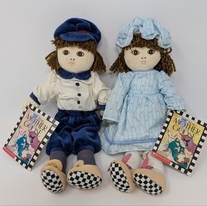 Scholastic Mother Goose Sidekick Plush Doll Jack Jill Nursery Rhyme